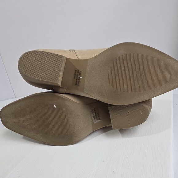 Dv Dolce Vita Boots Womens Size 9 Beige Perdue Ankle Western Booties - Picture 11 of 11